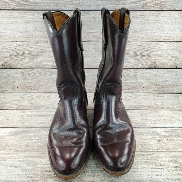 Frye Cowboy Boots Men's Size 8 Wide - Picture 2 of 7